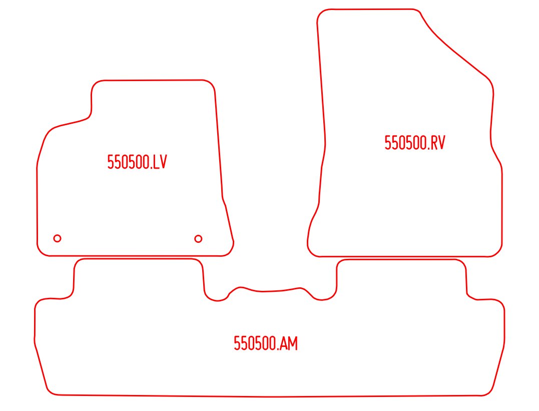 Automatten Peugeot 5008 (2009-2016)