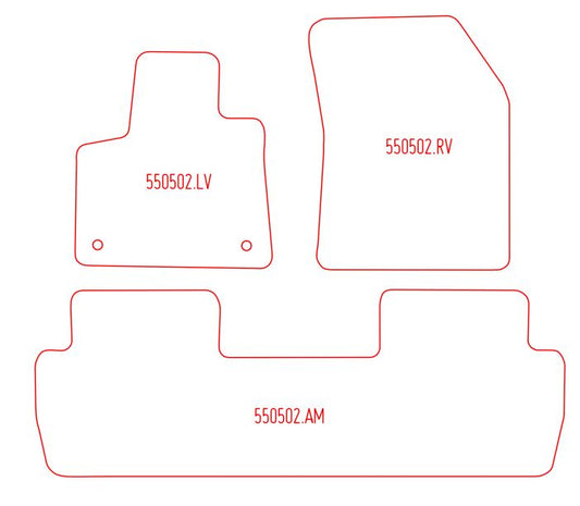 Automatten Peugeot 5008 (2017-2024)