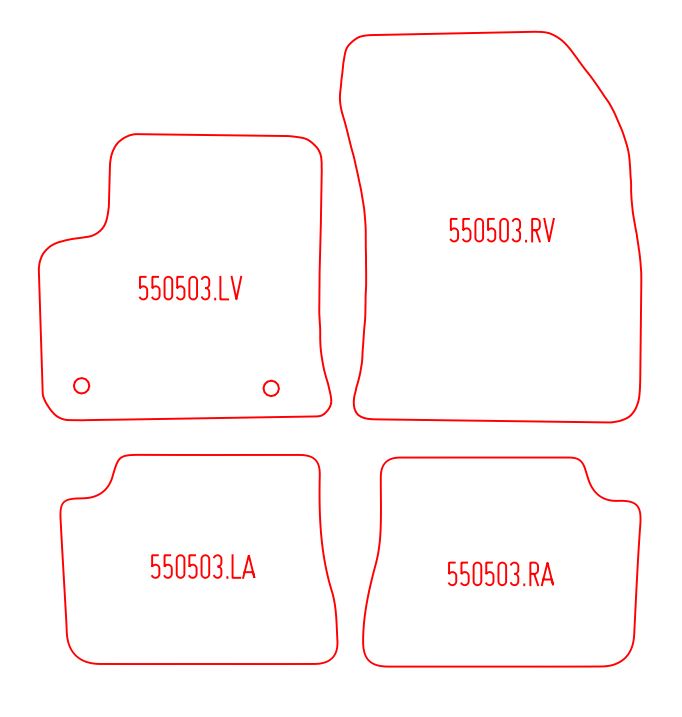 Automatten DS DS3 Crossback E-Tense  (2020-Heden)