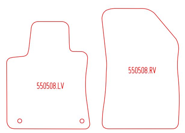 Automatten Peugeot 508 hatchback / 508 sedan / 508 SW stationwagon (2019-Heden)