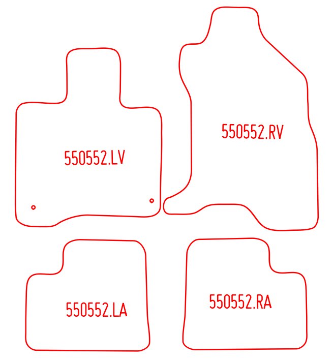 Automatten Peugeot Ion (2010-Heden)