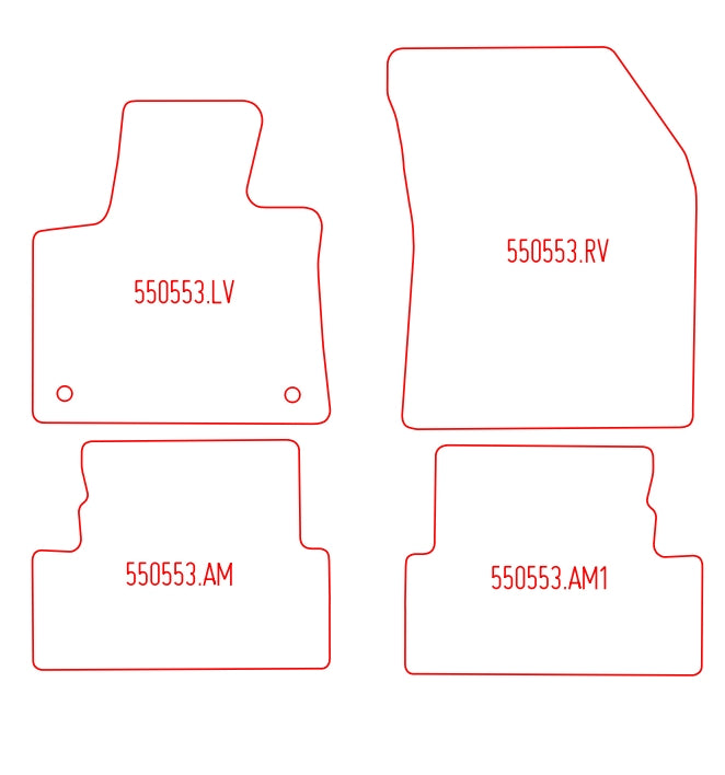 Automatten Opel Grandland / Grandland X (2021-2021)