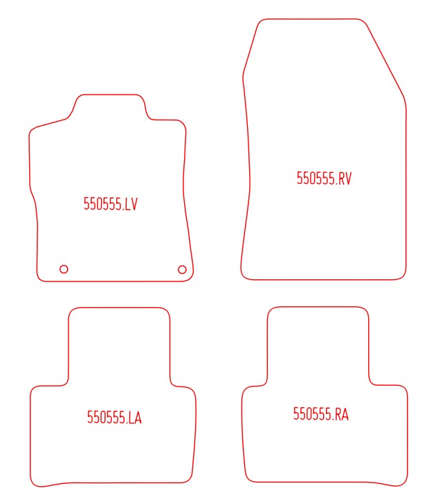 Automatten Peugeot 308 SW (2022-Heden)