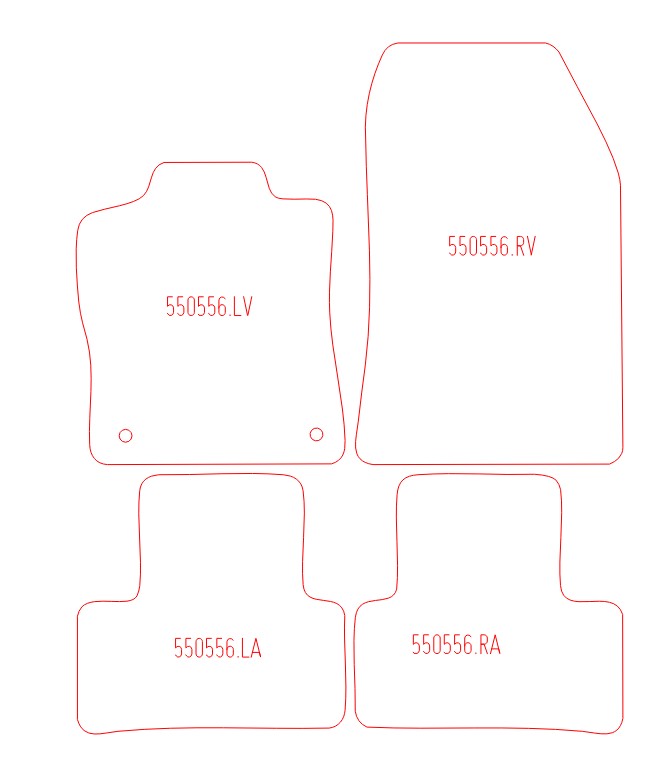 Automatten Peugeot 308 (2021-Heden)