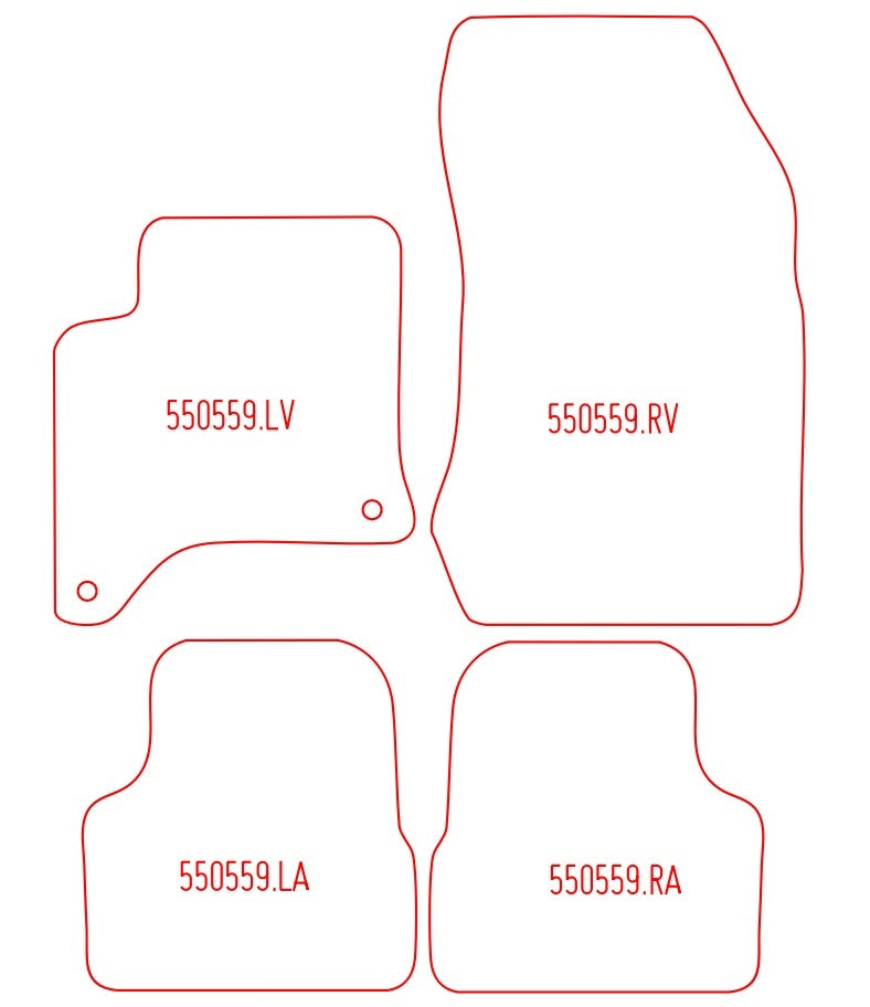 Automatten Peugeot 208 (2019-Heden)