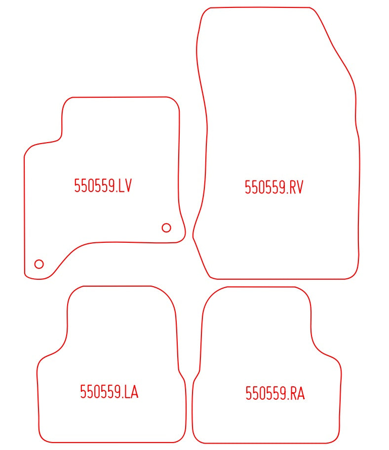 Automatten Peugeot 208 (2019-Heden)