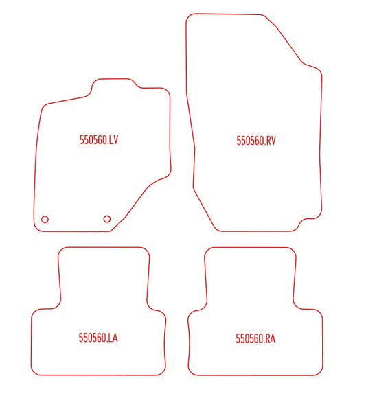 Automatten Peugeot 3008 (2023-Heden)