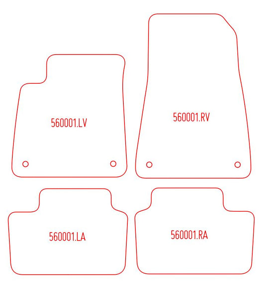 Automatten Polestar Polestar 2 (2020-Heden)
