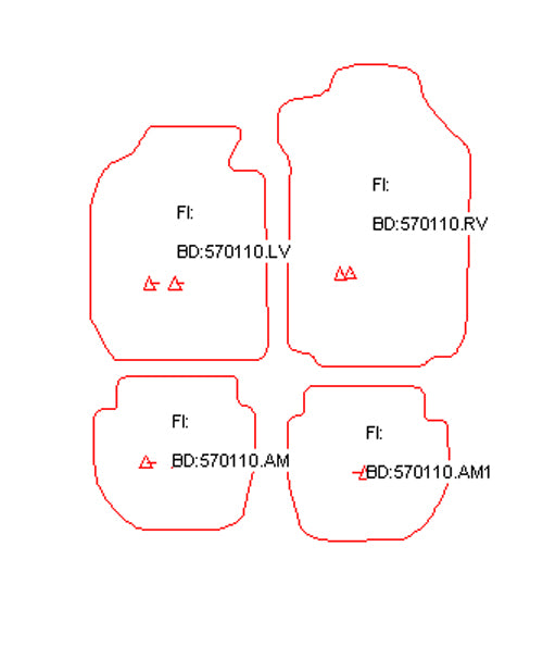 Automatten Porsche 911 cabriolet / 911 coupe / 911 Targa coupe (1984-1984)