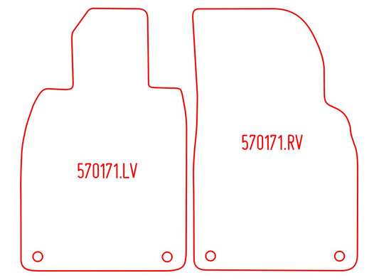 Automatten Porsche Boxster (981) / Boxster (987) (2012-2009)