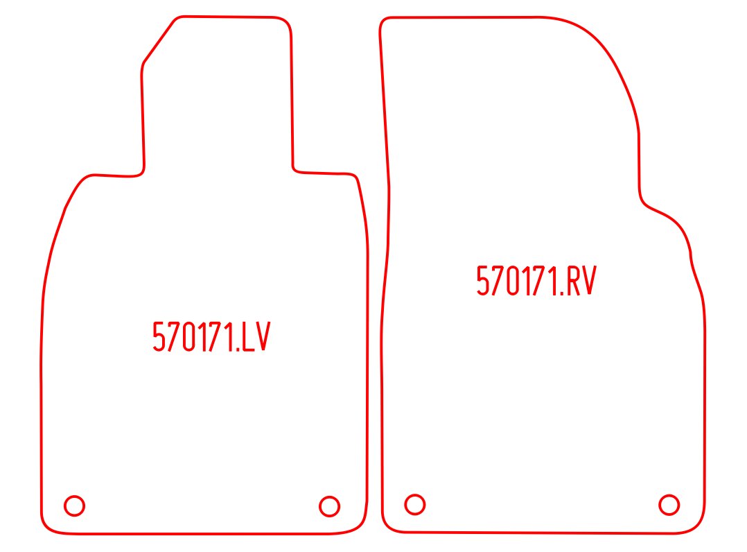 Automatten Porsche Boxster (981) / Boxster (987) (2012-2009)