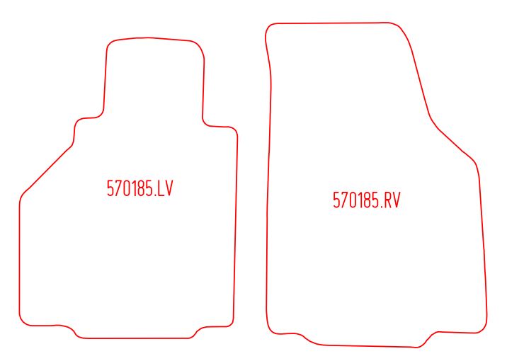 Automatten Porsche Boxster (986) (2002-2002)