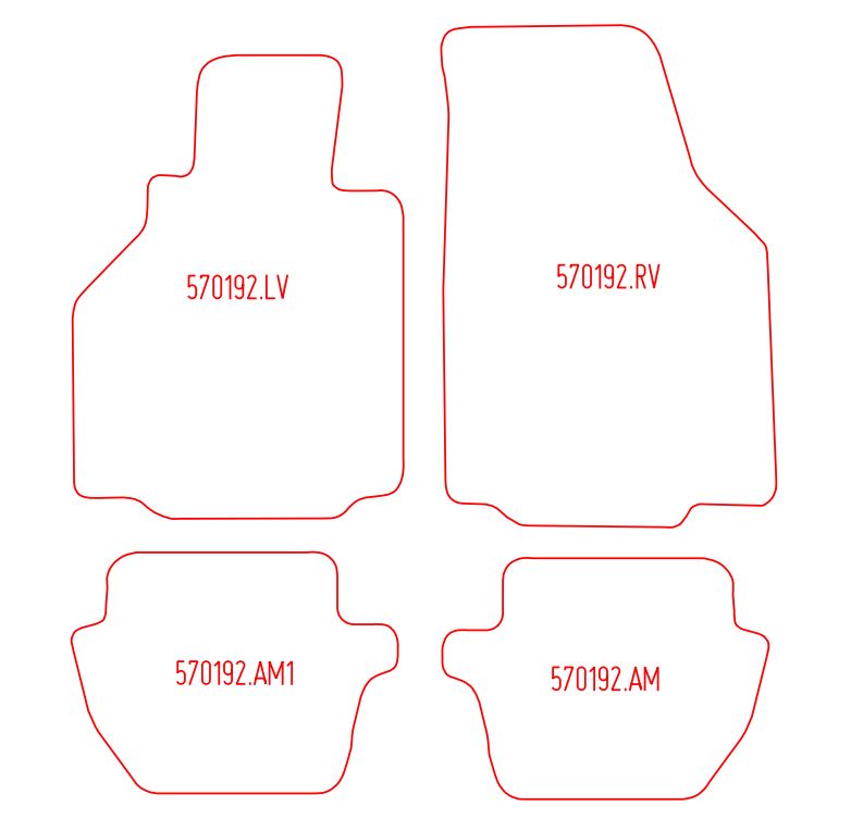 Automatten Porsche 911 (996) cabriolet / 911 (996) coupe / 911 (996) Targa coupe (2001-2001)