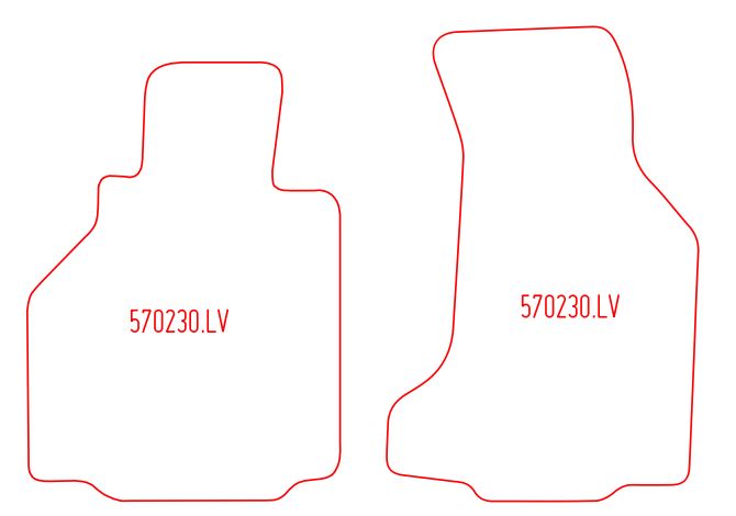 Automatten Porsche 911 (996) cabriolet / 911 (996) coupe (2001-2001)
