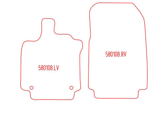 Automatten Renault Clio IV hatchback / Clio IV Estate stationwagon (2013-2019)