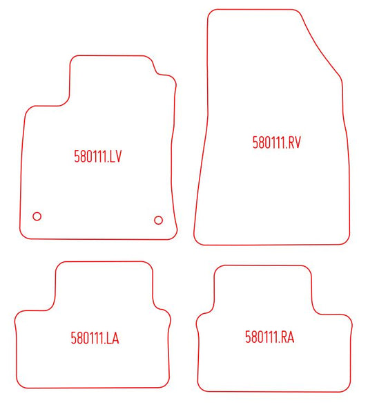 Automatten Renault Clio V (2019-Heden)