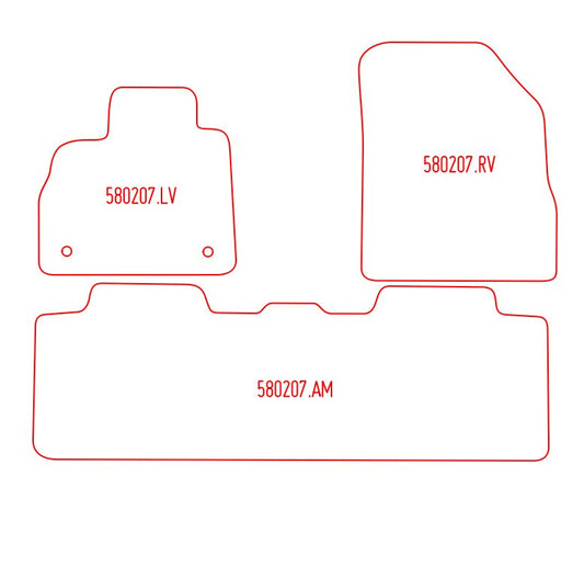 Automatten Renault Espace (2015-2023)