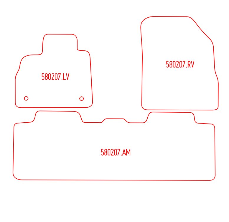 Automatten Renault Espace (2015-2023)