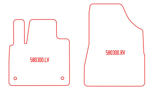 Automatten Nissan Townstar Combi (2021-Heden)
