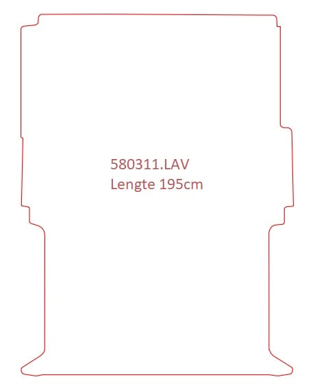 Laadvloermat Renault Kangoo (2008-2021)
