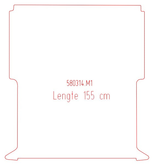 Laadvloermat Nissan NV250 (2019-Heden)