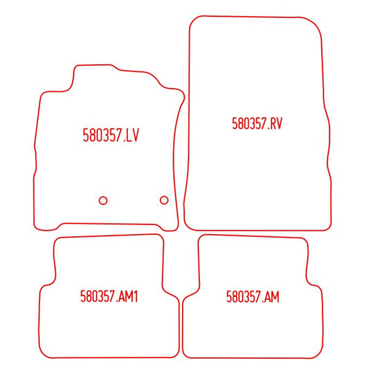 Automatten Renault Grand Modus (2008-2012)