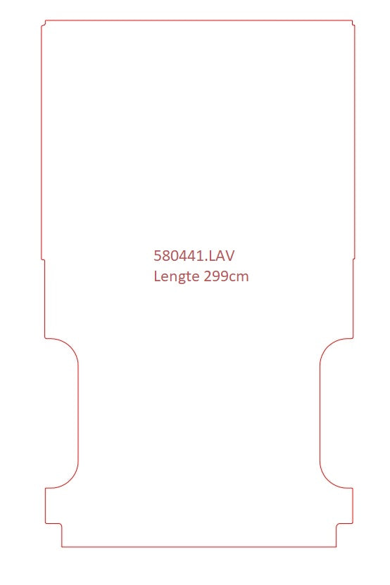 Laadvloermat Nissan Interstar (2022-2024)