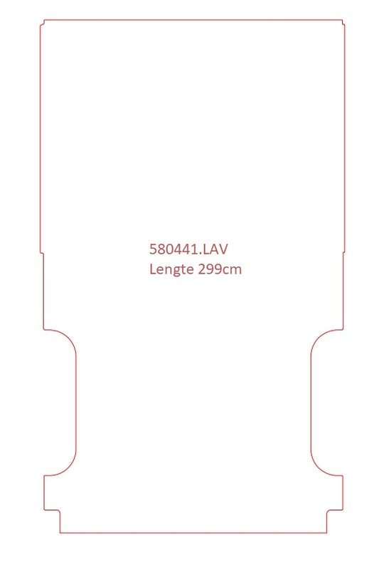 Laadvloermat Nissan Interstar (2022-2024)
