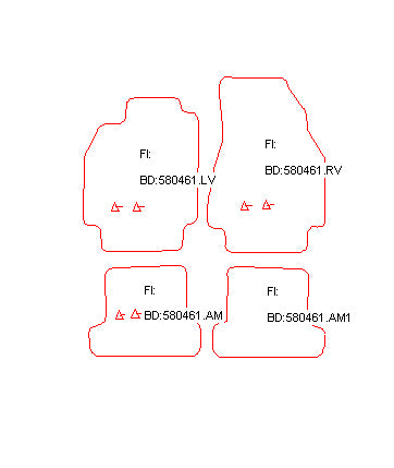 Automatten Renault Megane II (2003-2008)