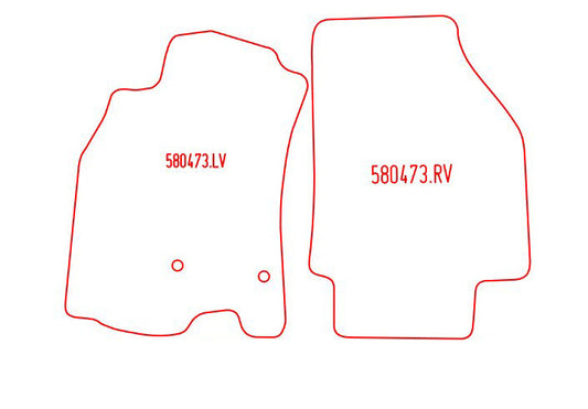 Automatten Renault Megane III (met Bose geluid systeem) (2009-2016)