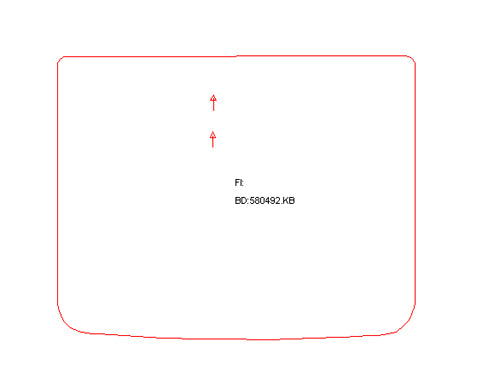 Kofferbakmat Renault Scenic / Scenic RX4 (2000-2003)