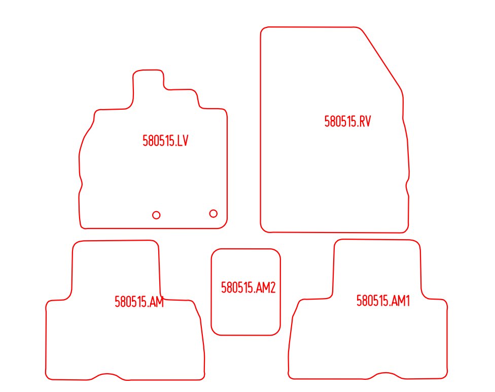 Automatten Renault Grand Scenic / Scenic (2009-2016)