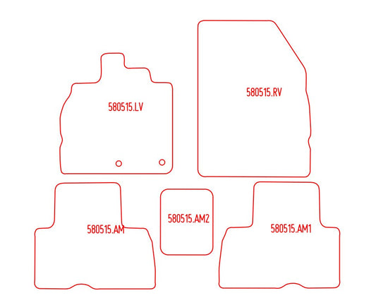 Automatten Renault Grand Scenic / Scenic (2009-2016)