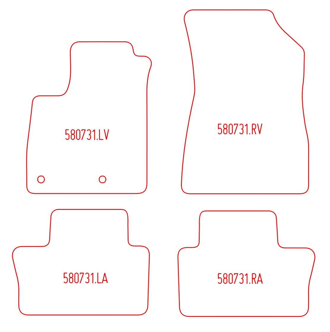 Automatten Renault Austral (2022-Heden)