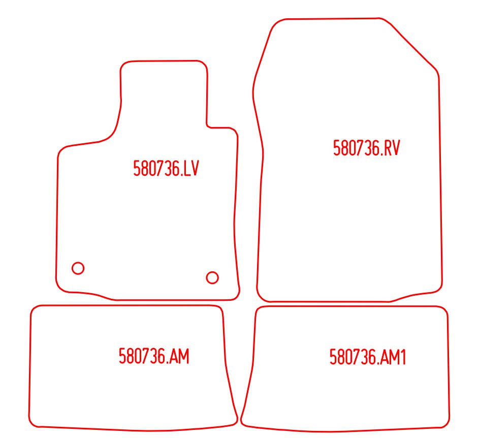 Automatten Renault Twingo (2007-2014)