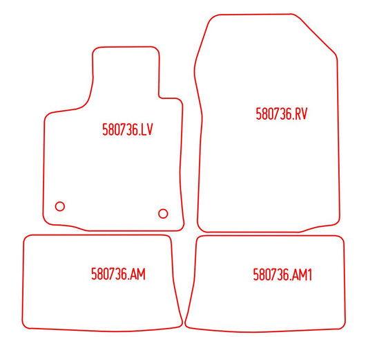 Automatten Renault Twingo (2007-2014)