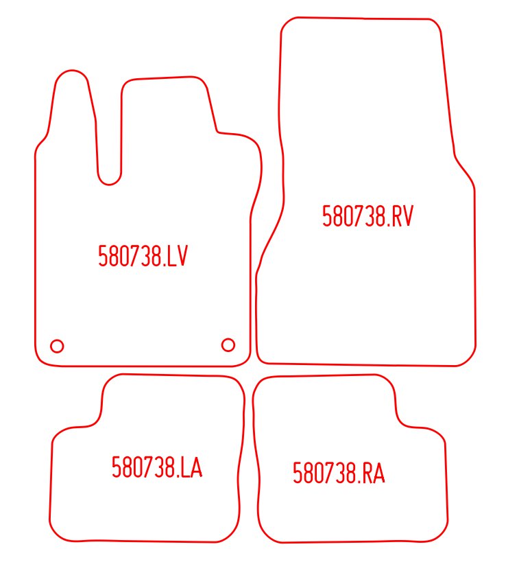 Automatten Smart Forfour (2014-2021)