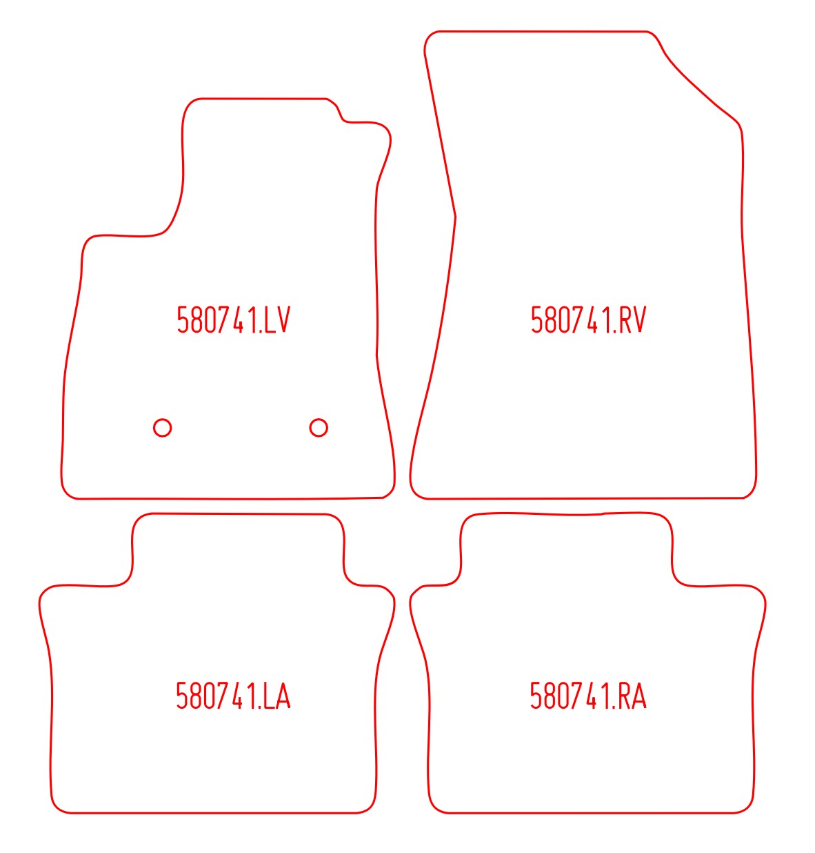 Automatten Renault Rafale E-tech (2024-Heden)
