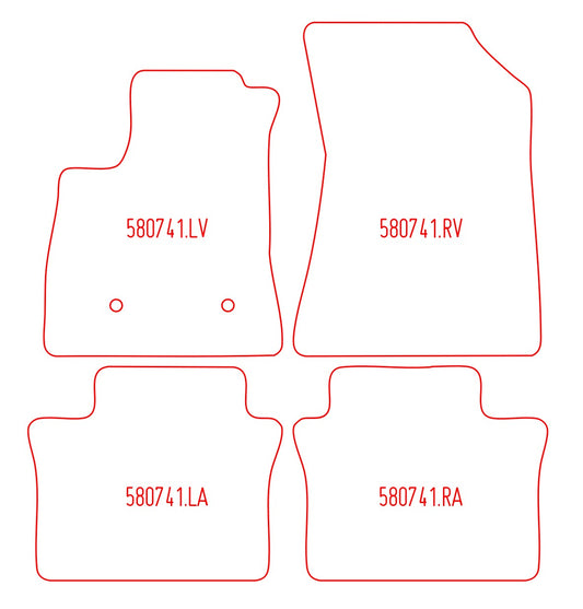 Automatten Renault Rafale E-tech (2024-Heden)