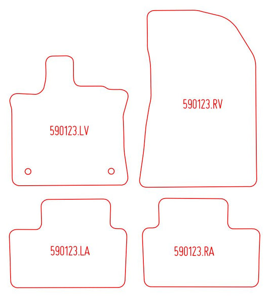 Automatten Renault Captur (2020-Heden)