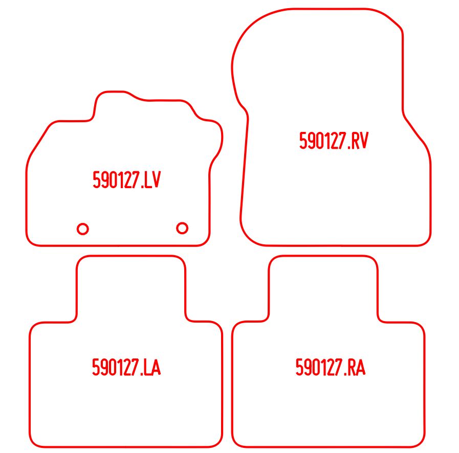 Automatten Renault Zoe (2019-Heden)