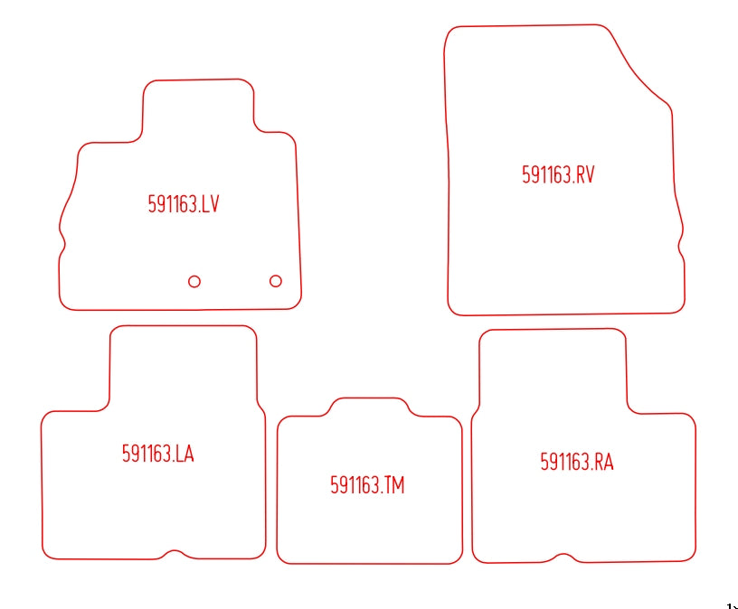 Automatten Renault Grand Scenic / Scenic (2016-2023)
