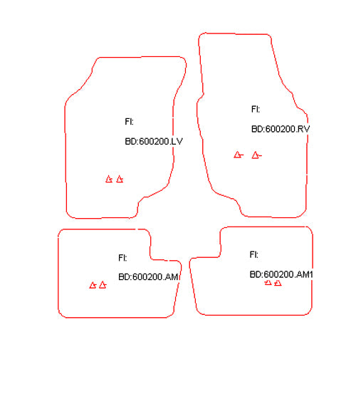 Automatten Rover 200-serie (1996-1999)