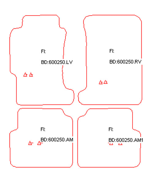 Automatten Rover 600-serie (1993-1999)