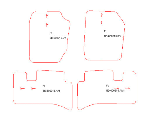 Automatten Land Rover Range Rover (1994-2002)
