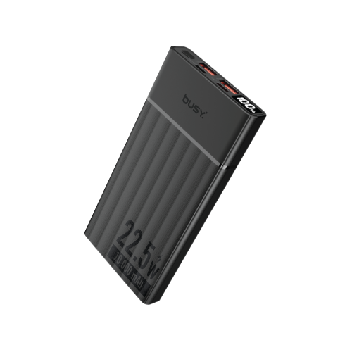 Busy Power Bank 10.000 mAh - Snellader - Dubbele USB-uitgang