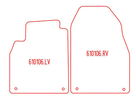 Automatten Saab 9-3 (2007-2007)