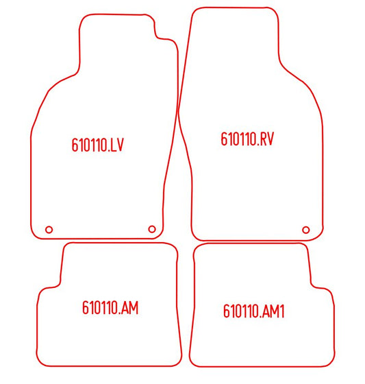 Automatten Saab 9-3 (1998-2003)