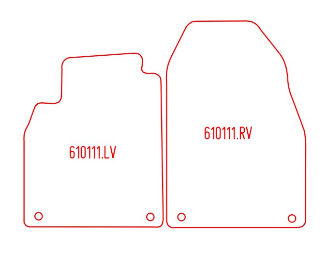 Automatten Saab 9-3 sedan / 9-3 stationwagon (2007-2012)