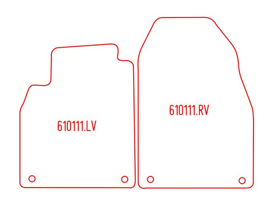 Automatten Saab 9-3 sedan / 9-3 stationwagon (2007-2012)